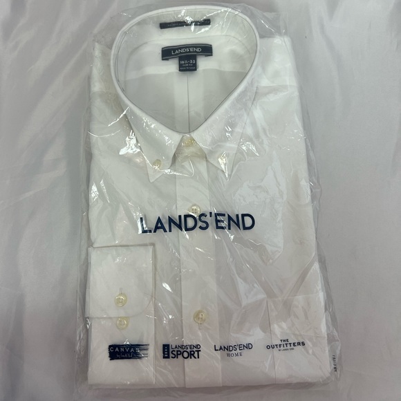 Chemise Habillée Blanche Homme En Coton - Taille L, Manches Courtes, Coupe Classique, Neuve Avec étiquette